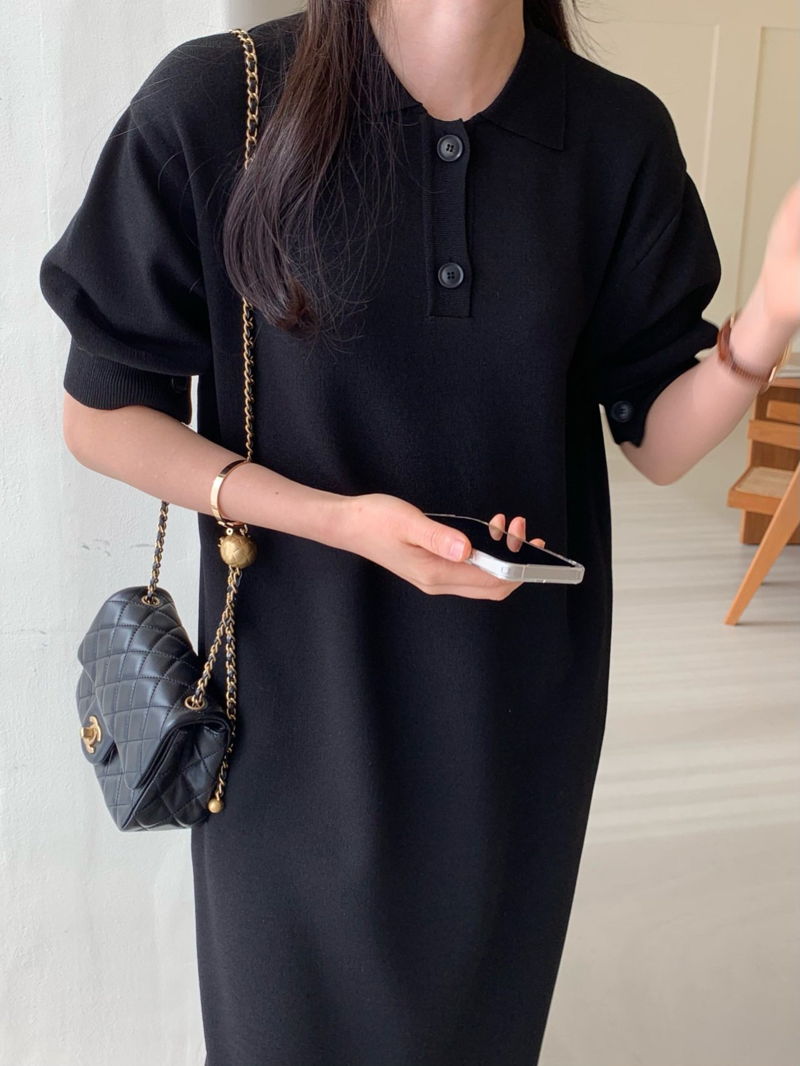 BOWEN - Korean Women Fashion - #Kfashion - Coco Knit One-piece - 11