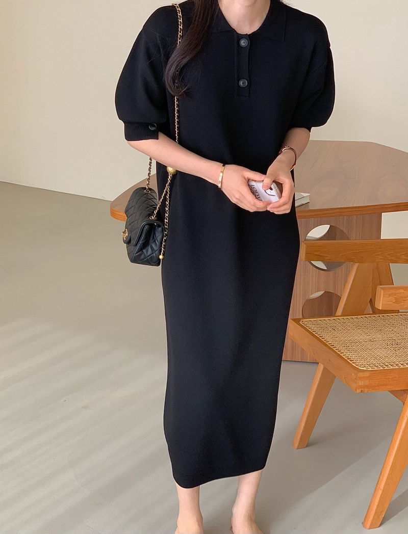 BOWEN - Korean Women Fashion - #Kfashion - Coco Knit One-piece - 12
