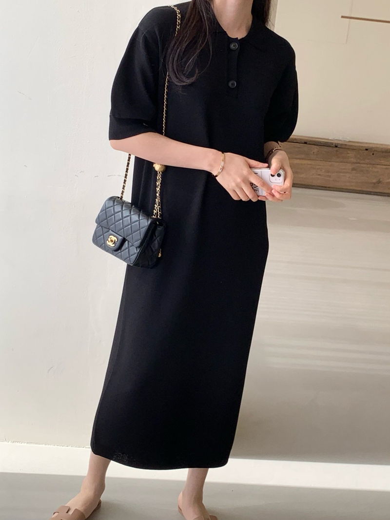 BOWEN - Korean Women Fashion - #Kfashion - Coco Knit One-piece - 3