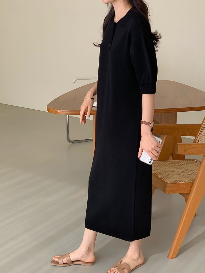 BOWEN - Korean Women Fashion - #Kfashion - Coco Knit One-piece - 5