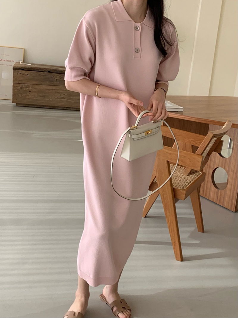 BOWEN - Korean Women Fashion - #Kfashion - Coco Knit One-piece - 7