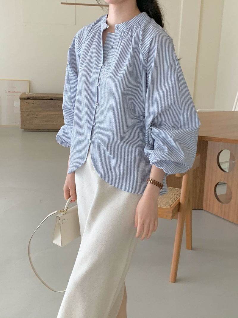 BOWEN - Korean Women Fashion - #Kfashion - Amber Blouse - 2