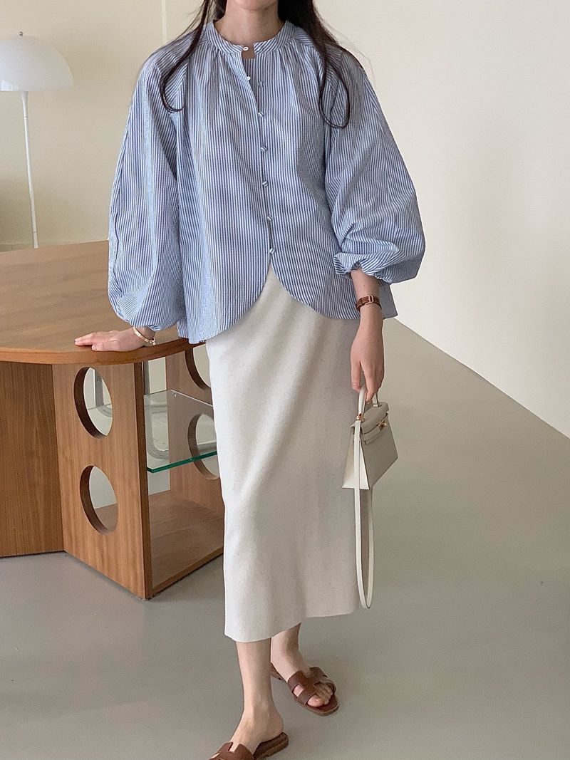 BOWEN - Korean Women Fashion - #Kfashion - Amber Blouse - 9