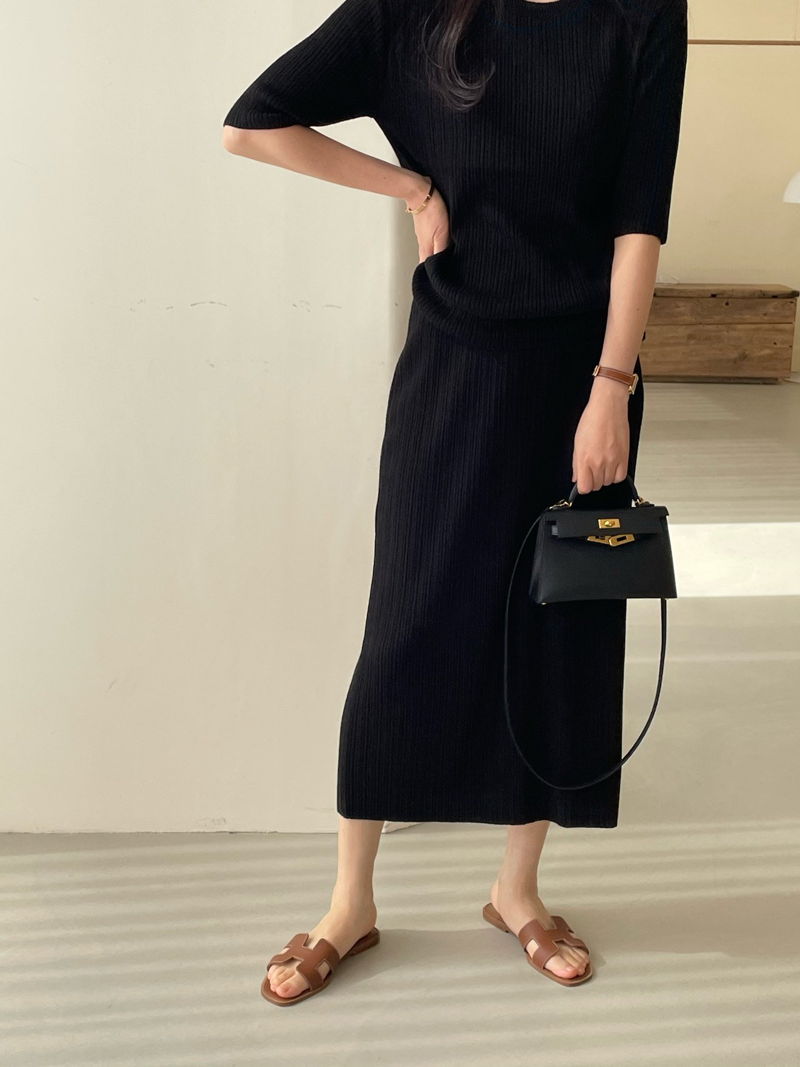 BOWEN - Korean Women Fashion - #Kfashion - Pleats Knit Pullover - 7