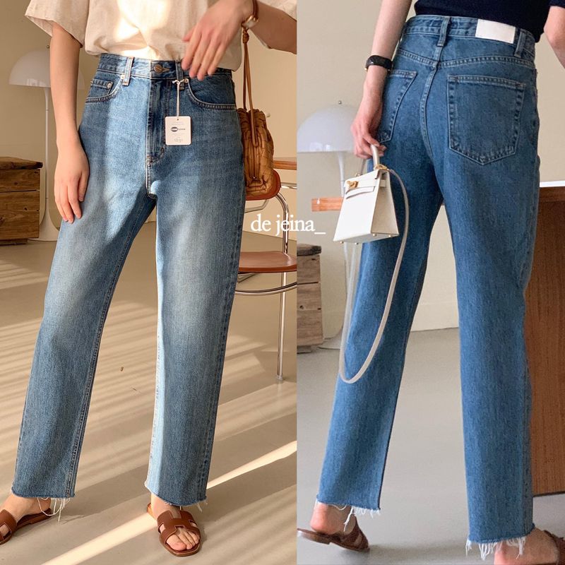 BOWEN - Korean Women Fashion - #Kfashion - Redone Origin Denim Pants