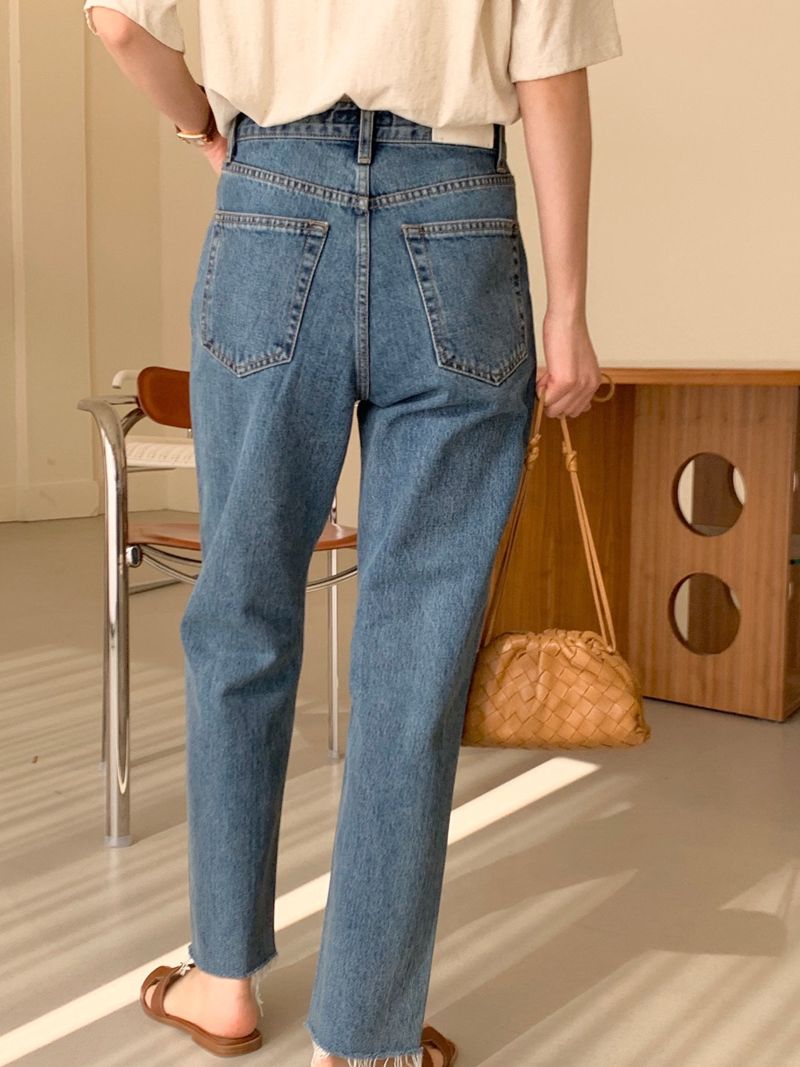BOWEN - Korean Women Fashion - #Kfashion - Redone Origin Denim Pants - 7