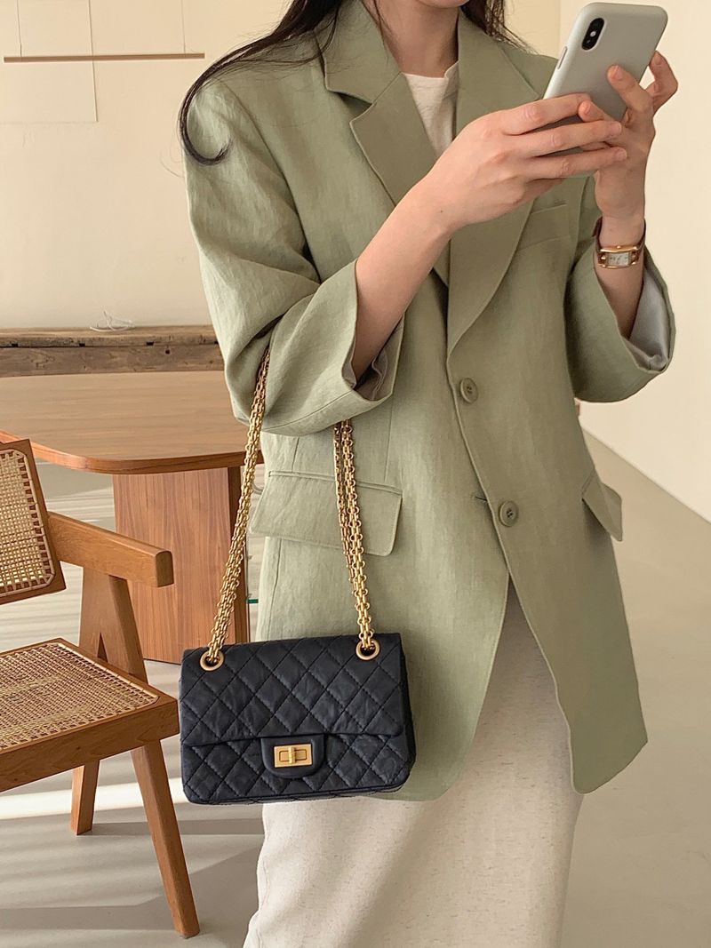 BOWEN - Korean Women Fashion - #Kfashion - Linen Jacket - 12