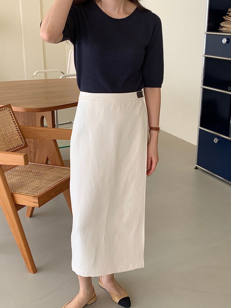 BOWEN - Korean Women Fashion - #Kfashion - Sander Wrap Skirt
