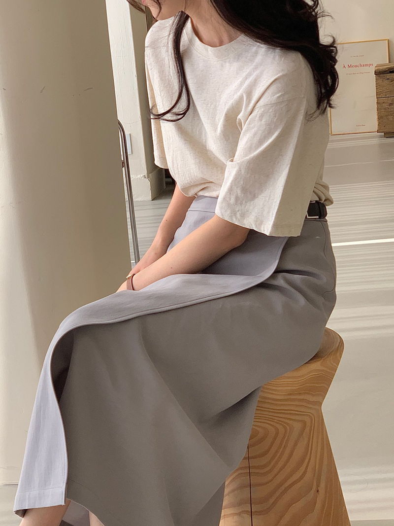 BOWEN - Korean Women Fashion - #Kfashion - Sander Wrap Skirt - 9