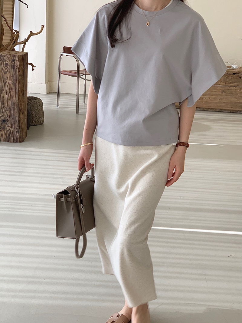 BOWEN - Korean Women Fashion - #Kfashion - Pima Bunto Tee - 4