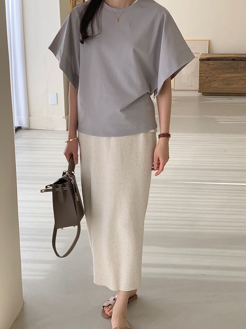 BOWEN - Korean Women Fashion - #Kfashion - Pima Bunto Tee - 9