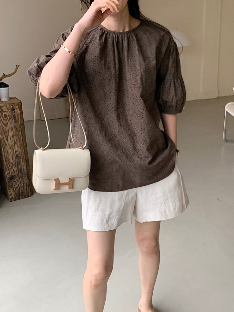 BOWEN - Korean Women Fashion - #Kfashion - Paisley Blouse - 11