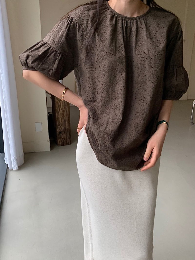 BOWEN - Korean Women Fashion - #Kfashion - Paisley Blouse - 6