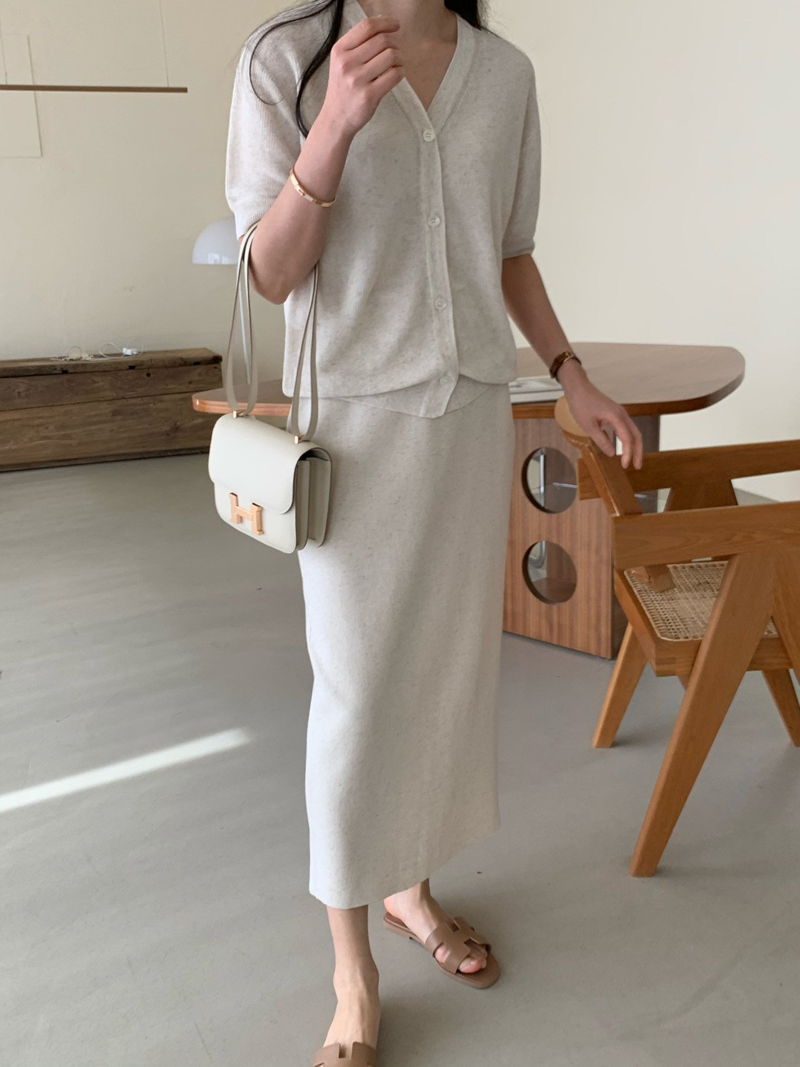 BOWEN - Korean Women Fashion - #Kfashion - Hazzi Short Sleeved Cardigan - 3