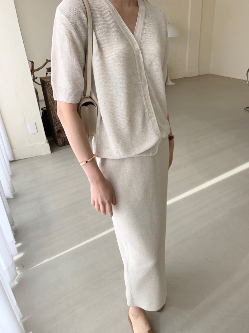 BOWEN - Korean Women Fashion - #Kfashion - Hazzi Short Sleeved Cardigan - 8