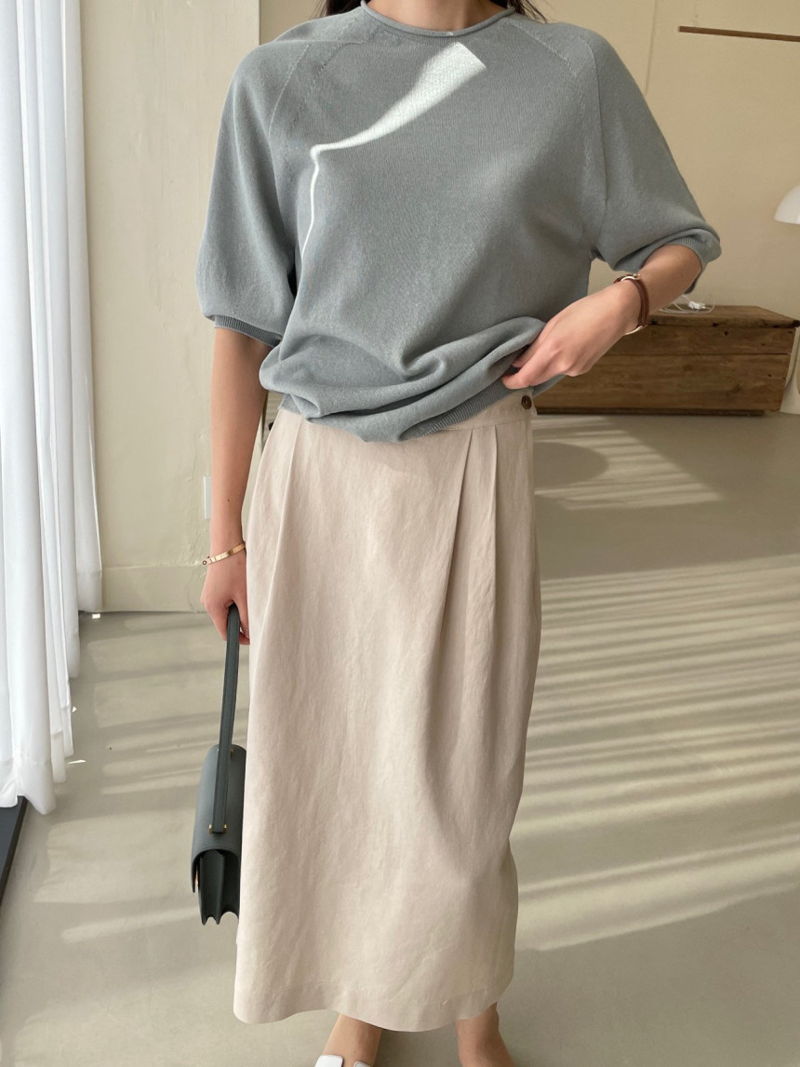 BOWEN - Korean Women Fashion - #Kfashion - Wholegarment Malim Round Pullover - 2
