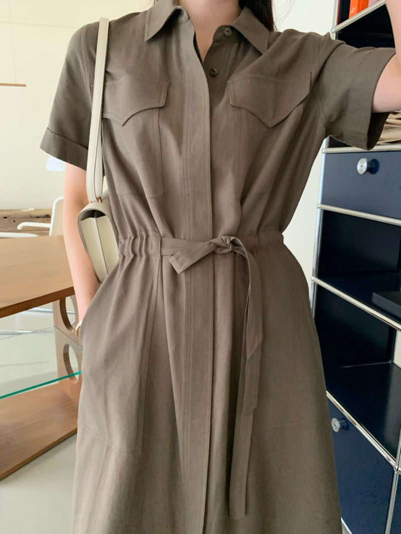 BOWEN - Korean Women Fashion - #Kfashion - Ragbone One-piece - 12