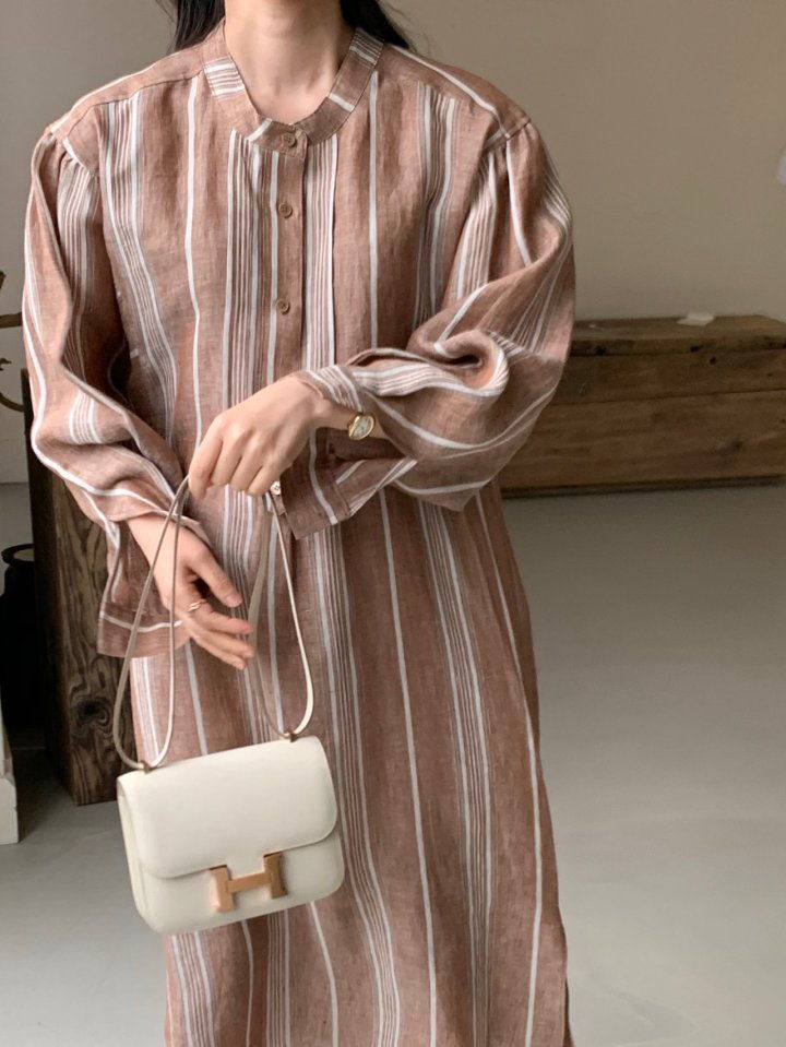BOWEN - Korean Women Fashion - #Kfashion - Joseph Linen One-piece