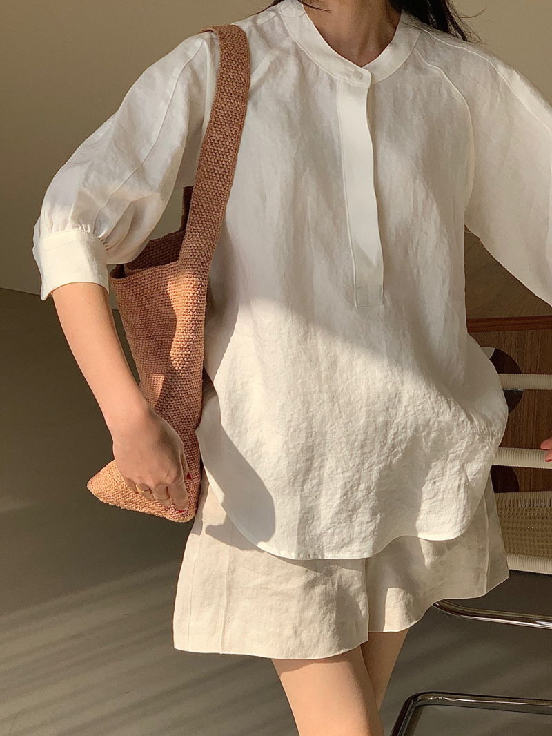 BOWEN - Korean Women Fashion - #Kfashion - Lauren Blouse - 5