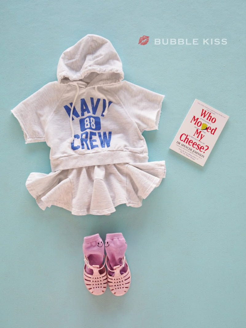 BUBBLE KISS - Korean Children Fashion - #Kfashion4kids - NAVY Top Bottom Set - 12
