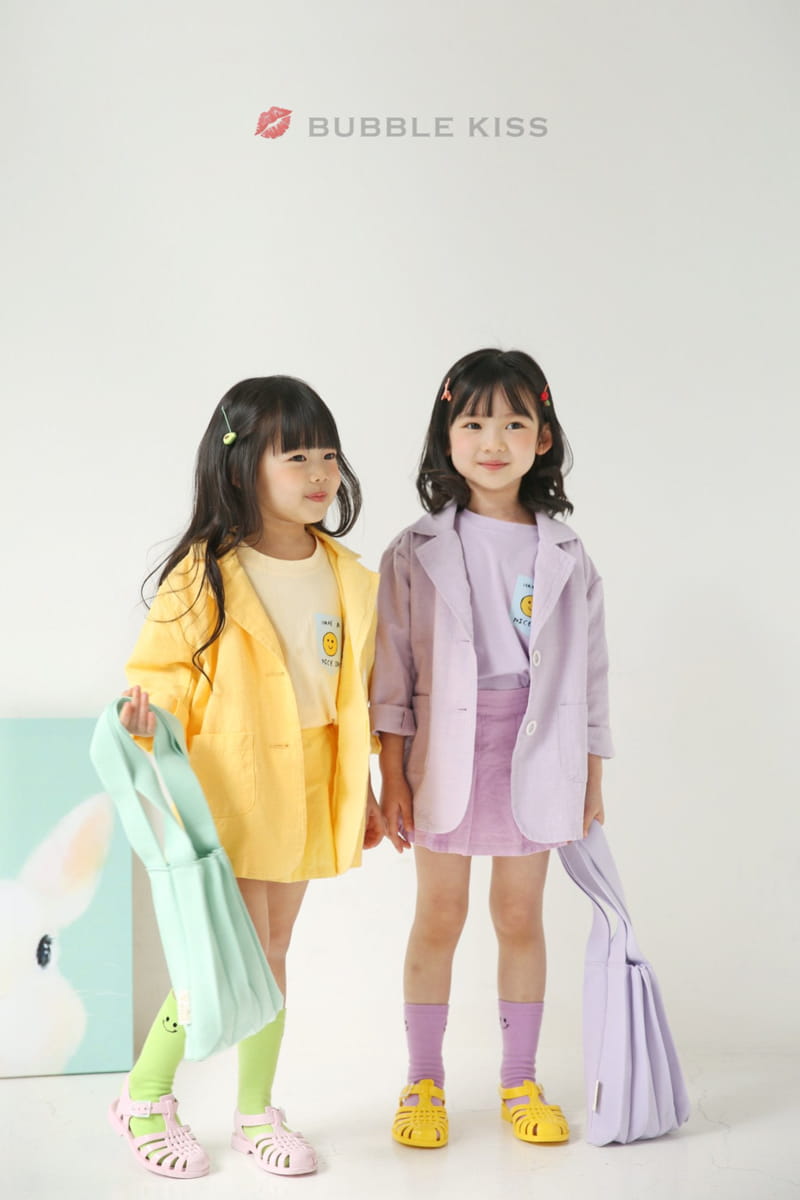 BUBBLE KISS - Korean Children Fashion - #Kfashion4kids - Teddy Bear Puff Tee - 10