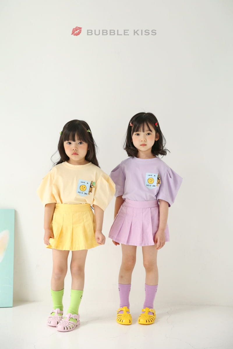 BUBBLE KISS - Korean Children Fashion - #Kfashion4kids - Teddy Bear Puff Tee - 5