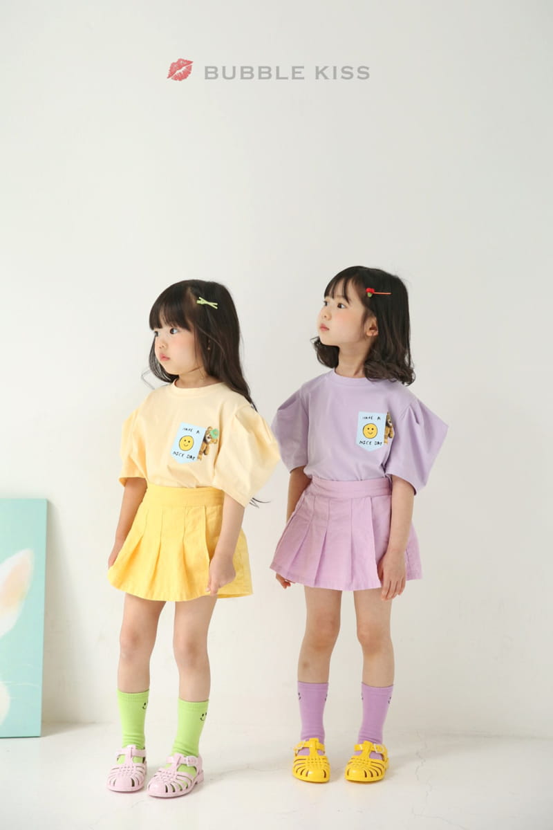 BUBBLE KISS - Korean Children Fashion - #Kfashion4kids - Accodion Linen Shorts - 2