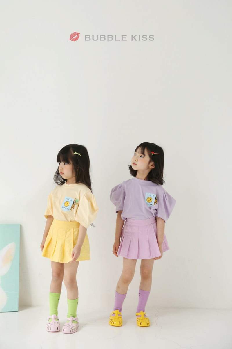 BUBBLE KISS - Korean Children Fashion - #Kfashion4kids - Accodion Linen Shorts - 6