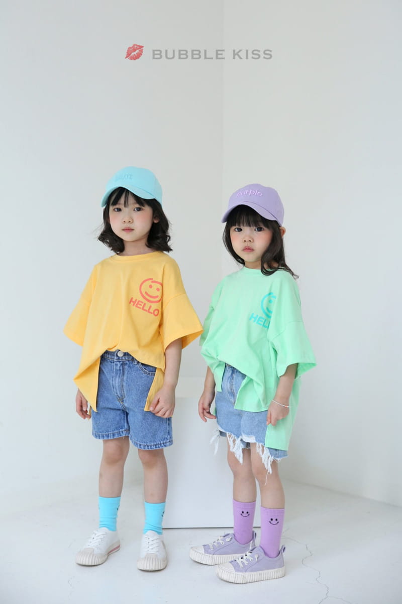 BUBBLE KISS - Korean Children Fashion - #Kfashion4kids - Hello Long Tee