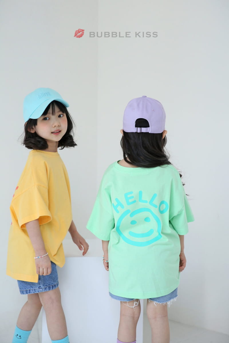BUBBLE KISS - Korean Children Fashion - #Kfashion4kids - Hello Long Tee - 10