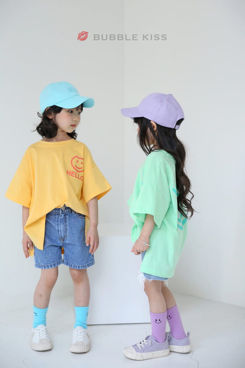 BUBBLE KISS - Korean Children Fashion - #Kfashion4kids - Hello Long Tee - 2