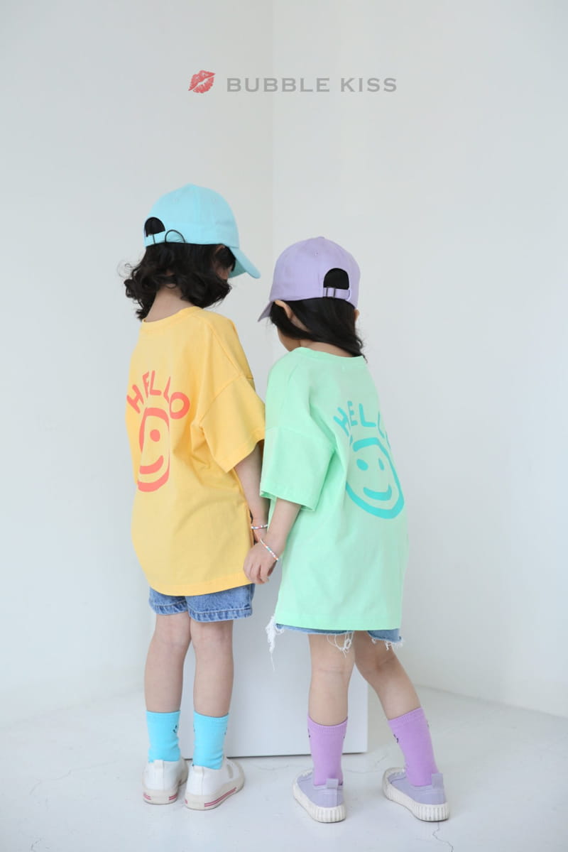 BUBBLE KISS - Korean Children Fashion - #Kfashion4kids - Hello Long Tee - 3