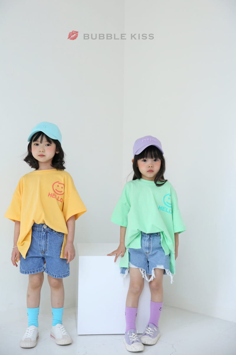BUBBLE KISS - Korean Children Fashion - #Kfashion4kids - Hello Long Tee - 5