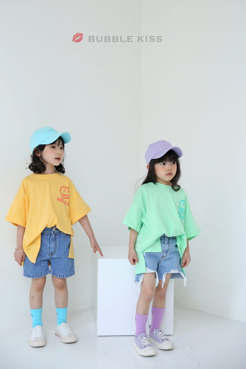 BUBBLE KISS - Korean Children Fashion - #Kfashion4kids - Hello Long Tee - 6