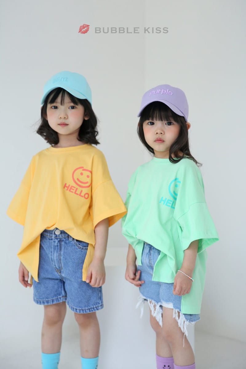 BUBBLE KISS - Korean Children Fashion - #Kfashion4kids - Hello Long Tee - 7