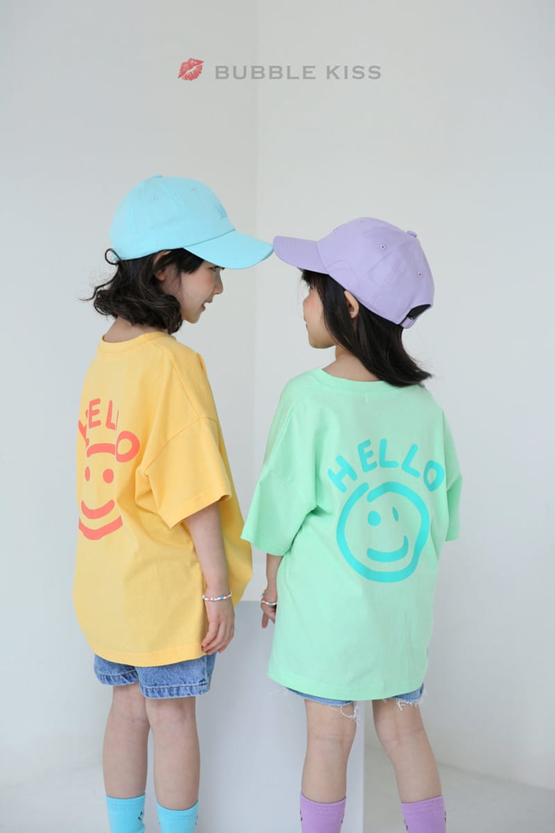 BUBBLE KISS - Korean Children Fashion - #Kfashion4kids - Hello Long Tee - 8
