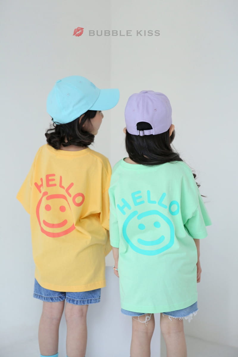 BUBBLE KISS - Korean Children Fashion - #Kfashion4kids - Hello Long Tee - 9
