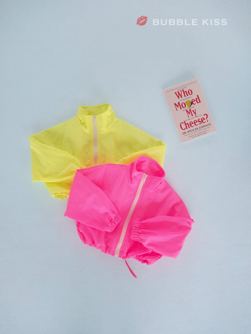 BUBBLE KISS - Korean Children Fashion - #Kfashion4kids - Neon Crop Jumper