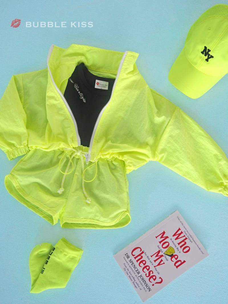 BUBBLE KISS - Korean Children Fashion - #Kfashion4kids - Neon Crop Jumper - 10