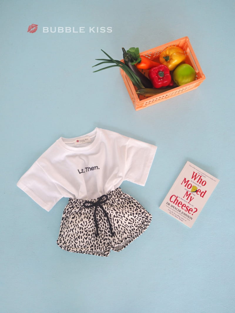 BUBBLE KISS - Korean Children Fashion - #Kfashion4kids - Leopard Top Bottom set - 5