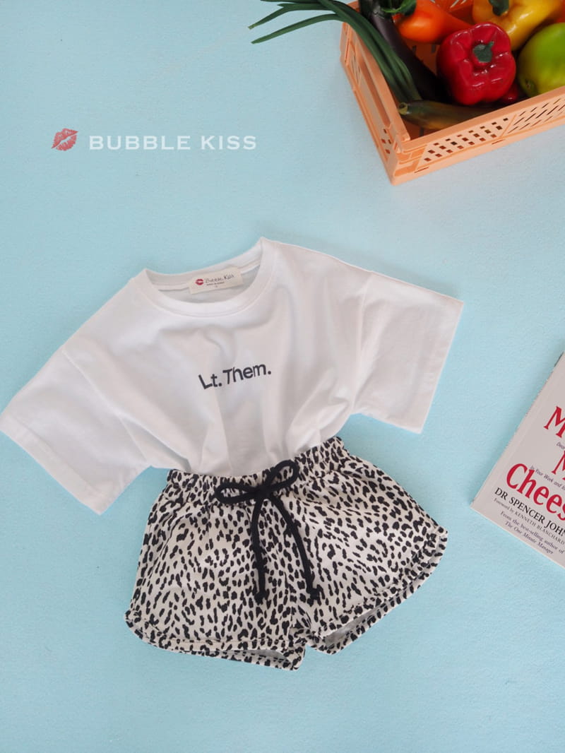 BUBBLE KISS - Korean Children Fashion - #Kfashion4kids - Leopard Top Bottom set - 6
