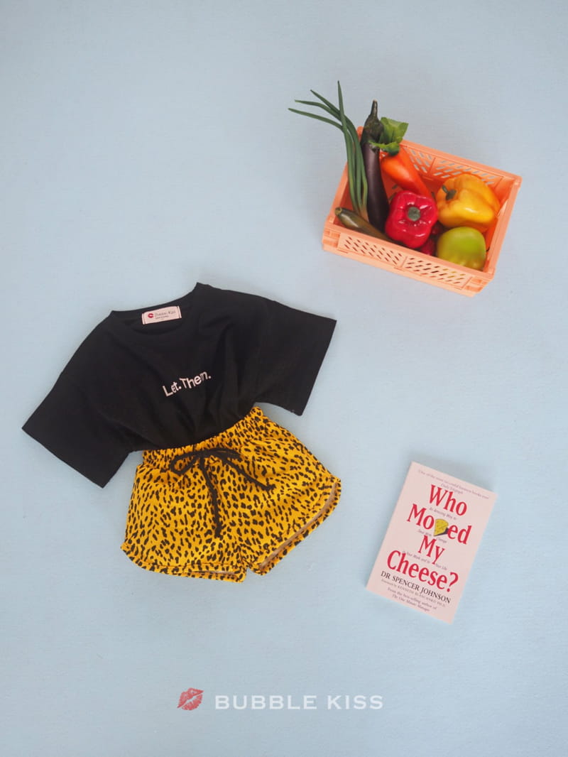 BUBBLE KISS - Korean Children Fashion - #Kfashion4kids - Leopard Top Bottom set - 8