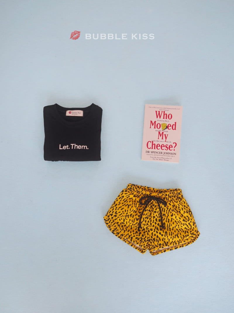 BUBBLE KISS - Korean Children Fashion - #Kfashion4kids - Leopard Top Bottom set - 9