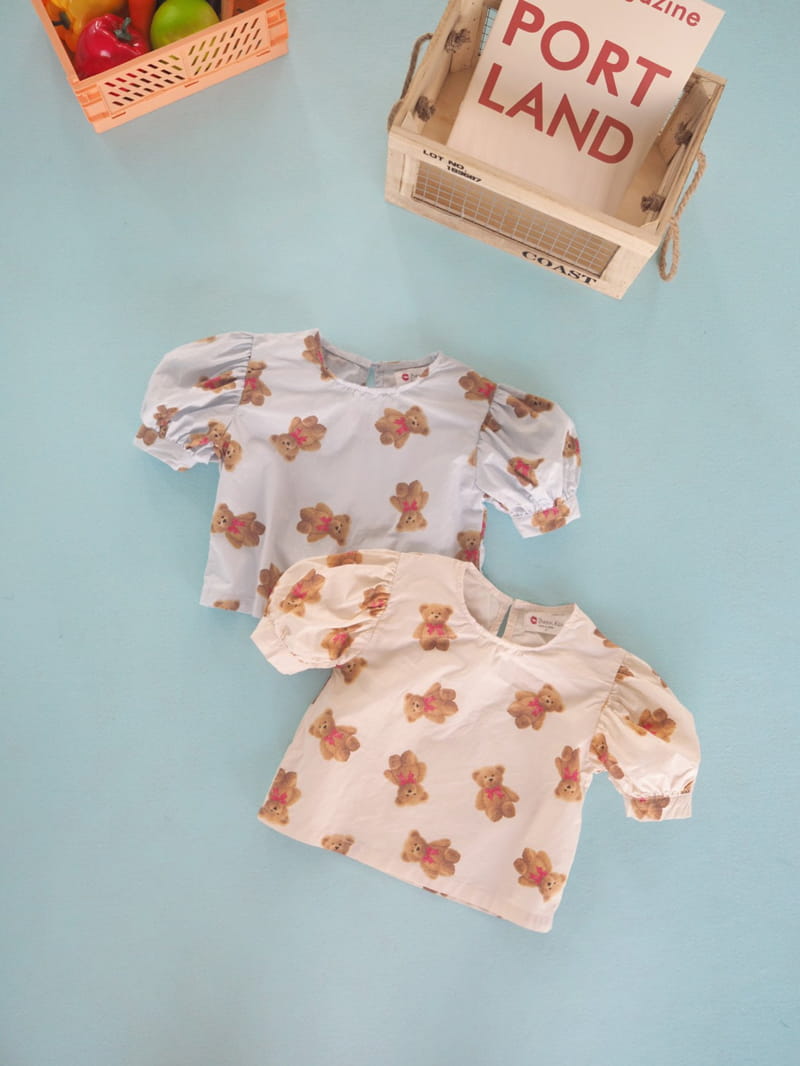 BUBBLE KISS - Korean Children Fashion - #Kfashion4kids - Teddy Blouse