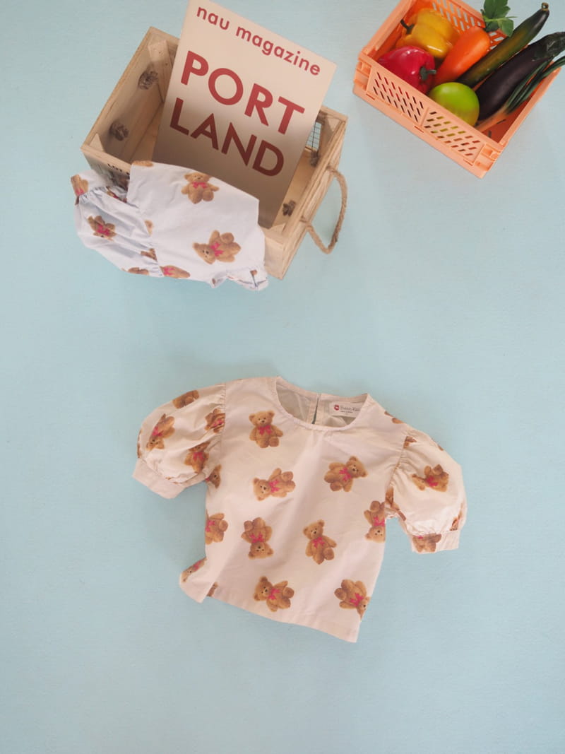 BUBBLE KISS - Korean Children Fashion - #Kfashion4kids - Teddy Blouse - 3