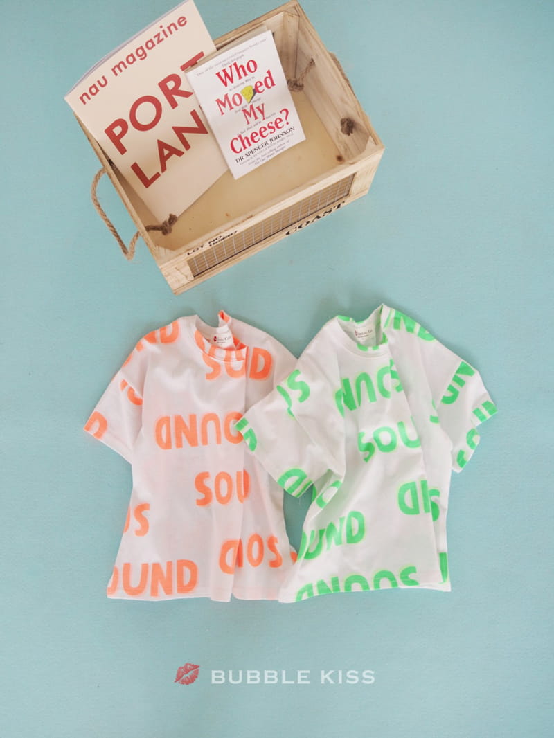 BUBBLE KISS - Korean Children Fashion - #Kfashion4kids - Neon Sound Long Tee