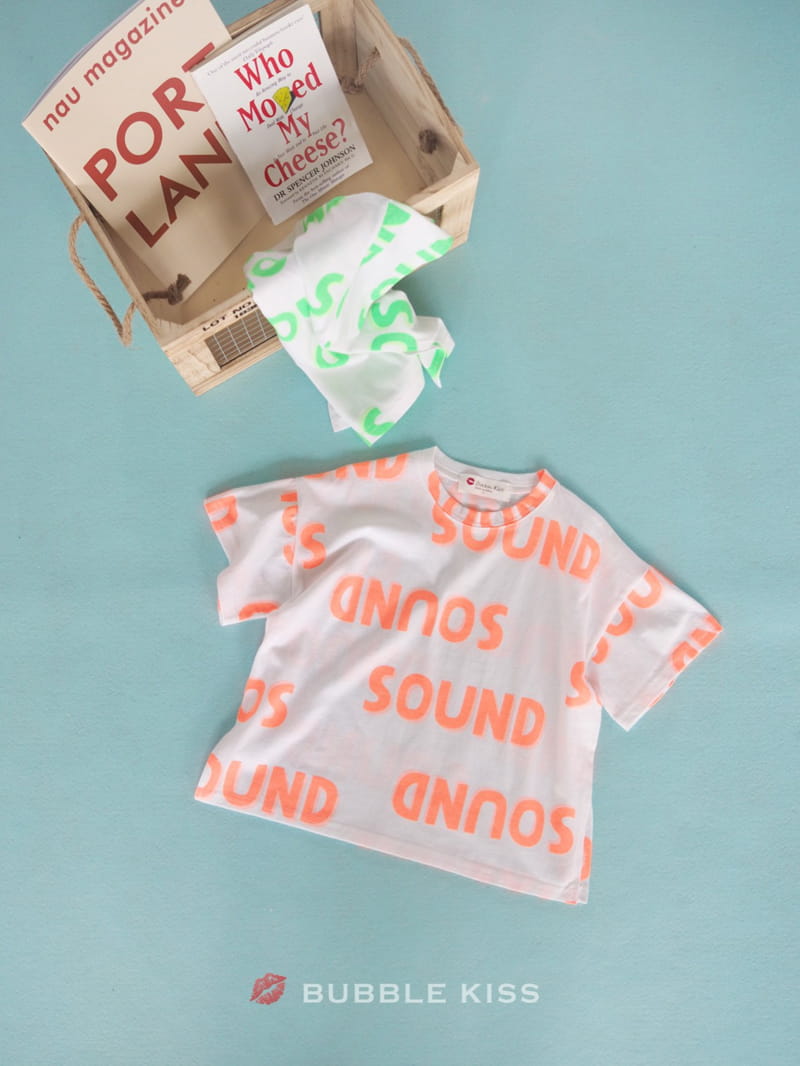 BUBBLE KISS - Korean Children Fashion - #Kfashion4kids - Neon Sound Long Tee - 3