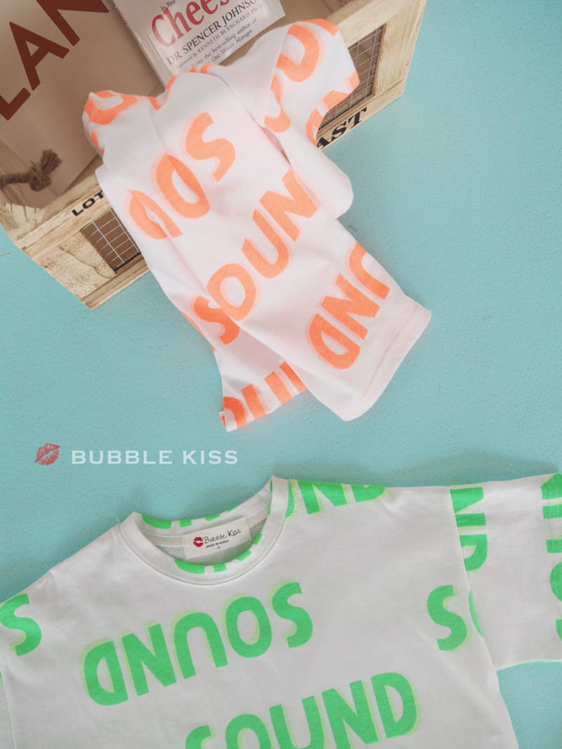 BUBBLE KISS - Korean Children Fashion - #Kfashion4kids - Neon Sound Long Tee - 4