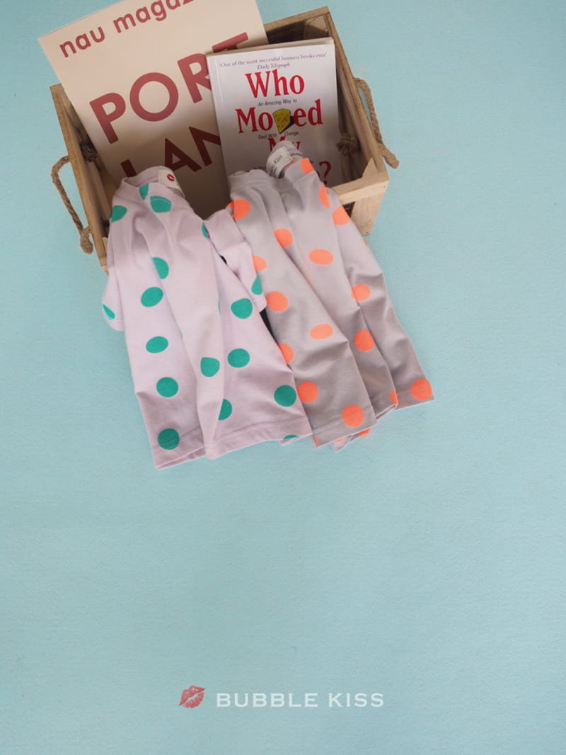 BUBBLE KISS - Korean Children Fashion - #Kfashion4kids - Candy Dots Tee - 2