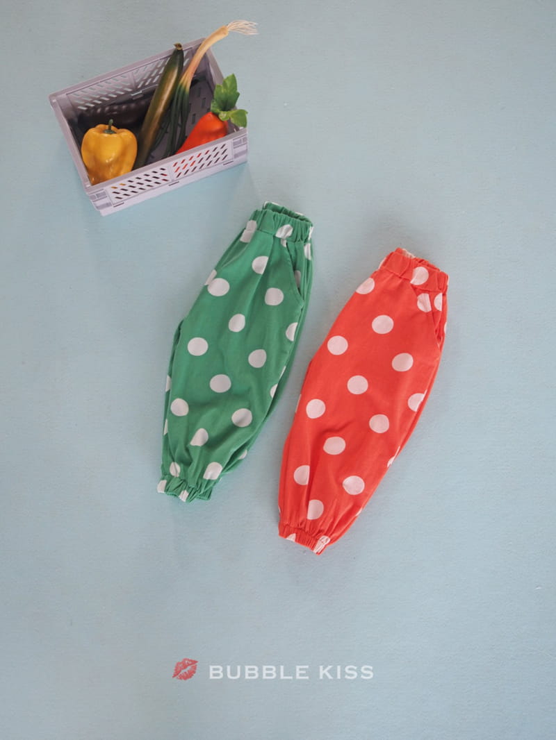 BUBBLE KISS - Korean Children Fashion - #Kfashion4kids - Dots Jogger Pants